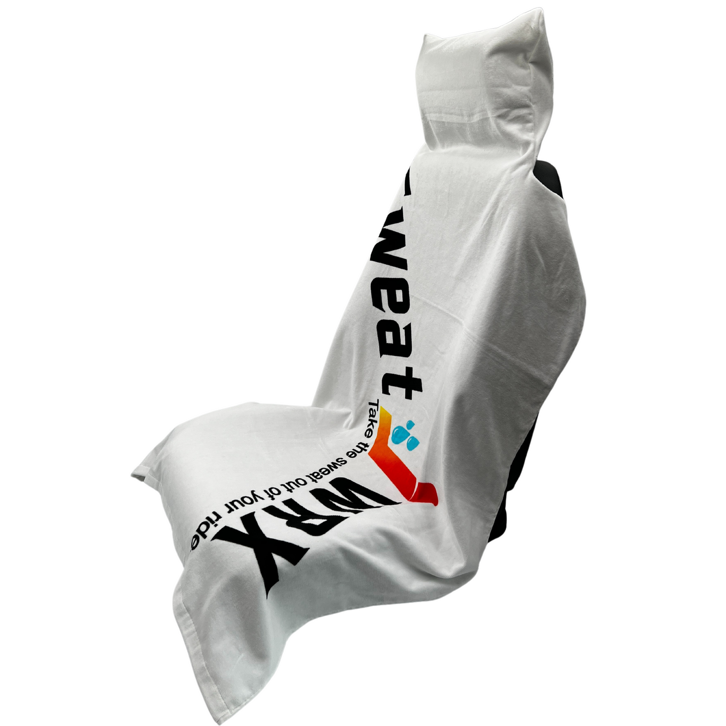 SweatWRX Swamp Tamer XL Post-Workout Towel Seat Cover Protector (White - SWRX3264W2)