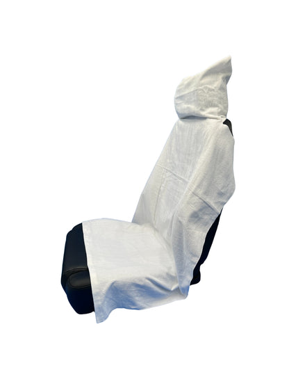 SweatWRX Swamp Tamer Post-Workout Towel Seat Cover Protector (White - SWRX3060W1)